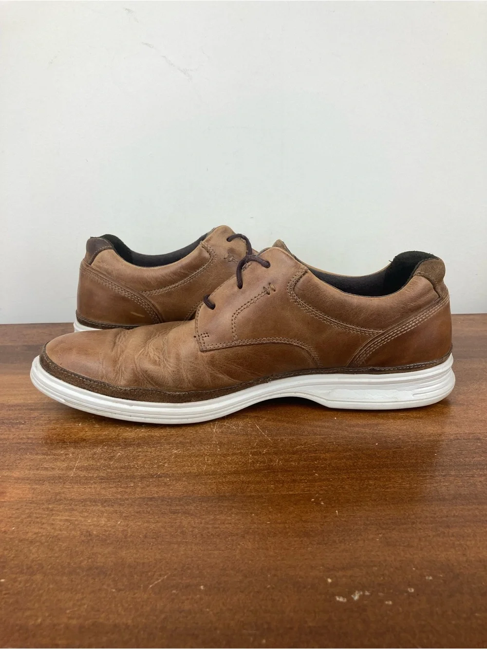 Rockport DresSports Oxford Shoes Caramel Leather CH1289 Men’s Size 10.5M.